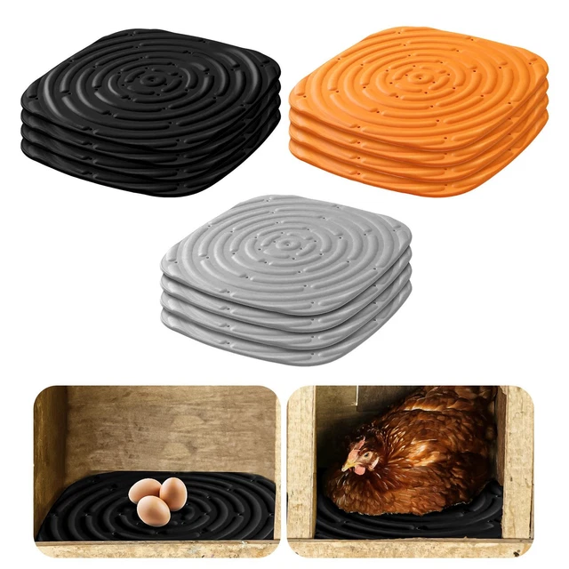4 Pieces Chicken Nest Box Pads Chicken Coop Accessories Chicken Coop Mats
