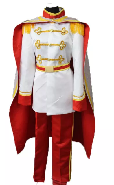 PRINCIPE AZZURRO VESTITO Carnevale Cenerentola Prince Charming Costume  PRICE02 EUR 105,90 - PicClick IT