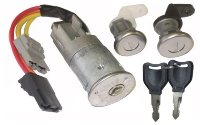 Kit Serrure Master Movano Interstar Kit 2 Barillets De Serrure Pour Portes Avant Gauche Et Droite Renault Master II 1998-2010 Kit Serrure Avant Master