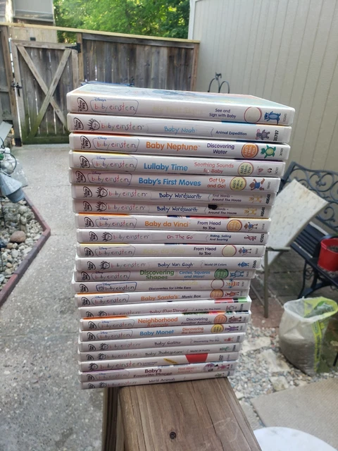 Baby Einstein DVD Lot of 22 movies. See Description for Titles.