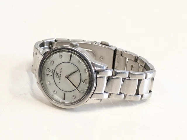 KLAUS -KOBEC MOTHER of Pearl Face 5ATM Stainless Steel Watch