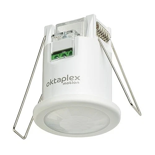 Oktaplex Ron Détecteur de Mouvement à encastrer intérieur Plat 360° / 8m capt...