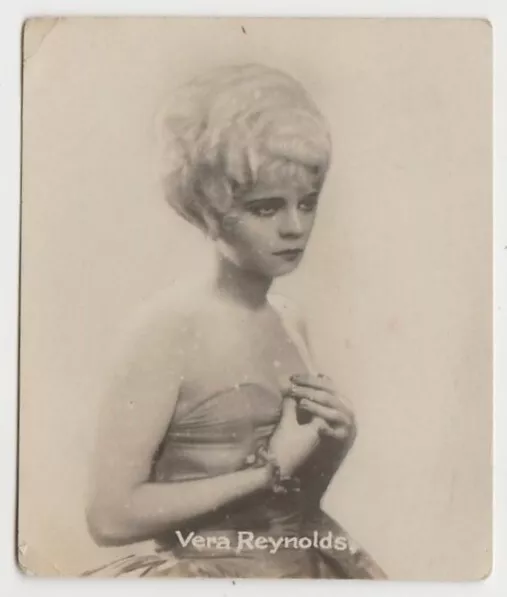 Vera Reynolds 1920s Eufemiano Fuentes Film Star Tobacco Card #74 E5