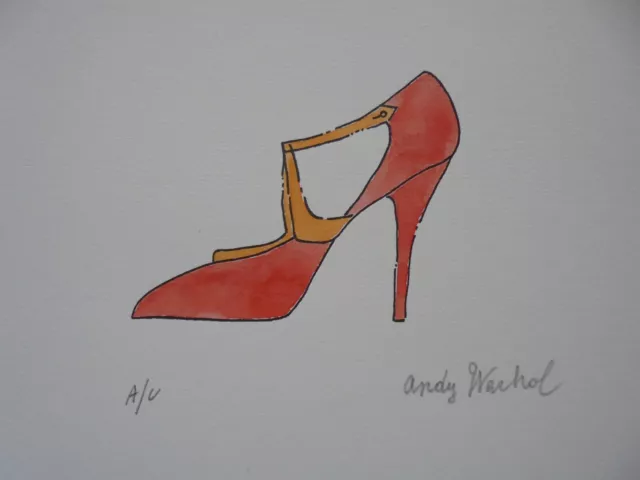 ANDY WARHOL   zeichnung   AQUARELL auf papier  drawing on paper /---