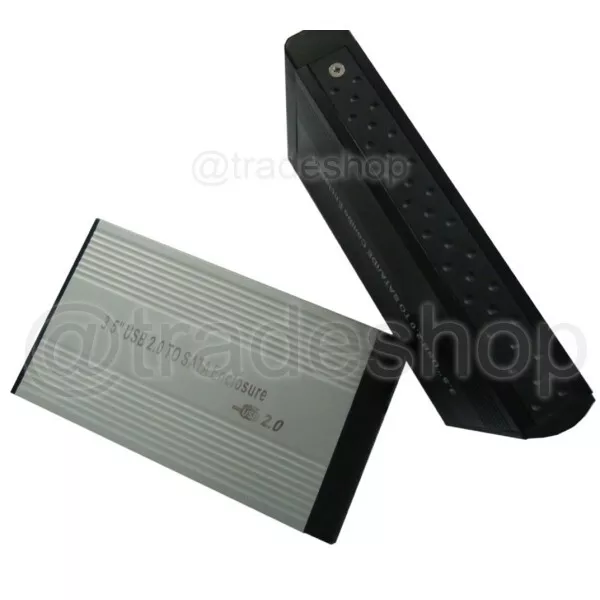 Box Esterno Case Supporto Adattatore Per Hhd Hard Disk Da 3,5" Sata Usb 2.0 2