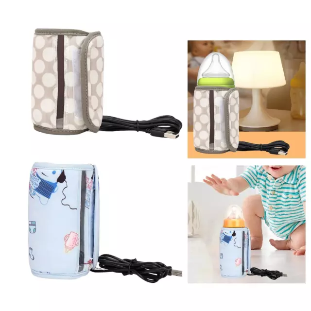 sfcautoparts Baby Bottle Warmer Milk Heating Keeper Nursing Insulated for car