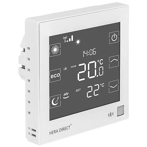 Blossom-ic Funk-Raumthermostat Hera Direkt+ 230V Weiß