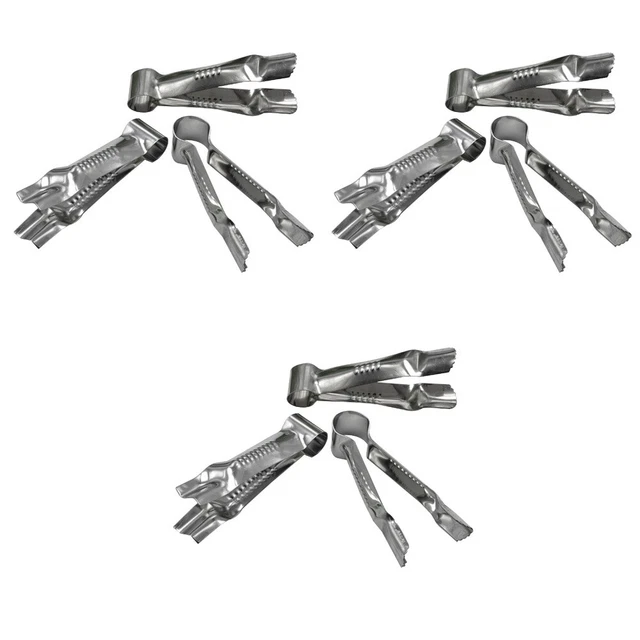 9 pz clip per pinzette fondenti in acciaio inox strumento raschietto viso