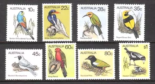 1980 Australian Birds Set MUH