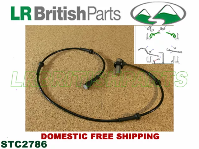 Land Rover Front Abs Sensor Range Rover 4.0/4.6 P38 95-02 Stc2786