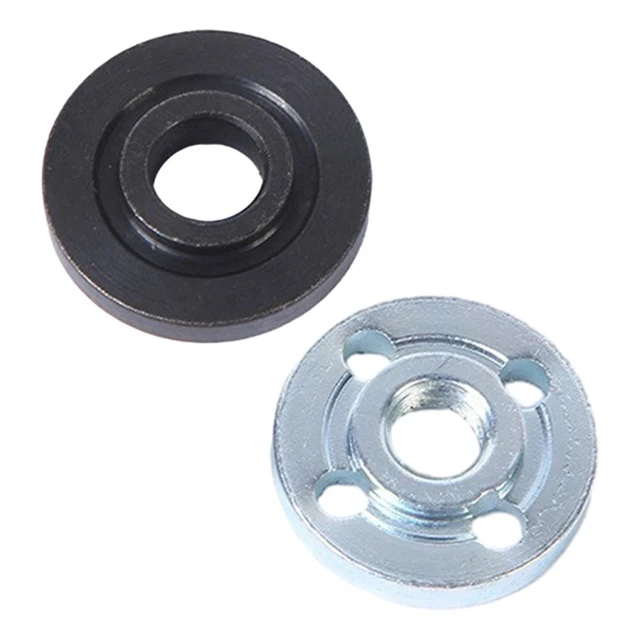 Kit Accessoires Meuleuse D’Angle – 2 Plaques Pression + 8 Écrous Rapides Tungstène, Diam. 14/45mm, Installation Facile