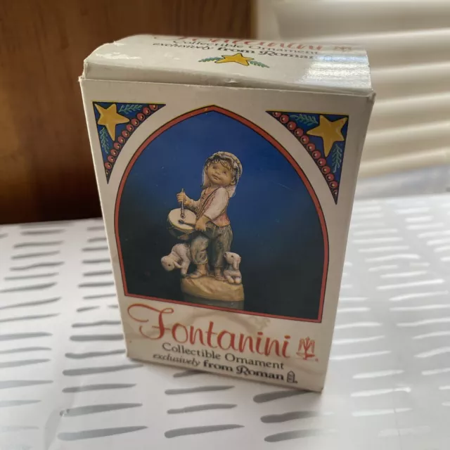 Fontanini 1990 By Roman Nativity Drummer Boy Christmas Ornament ￼