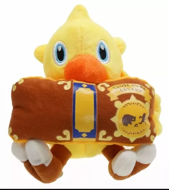 Final Fantasy Chocobo mit Buch Book Stofftier Manga Anime Plüsch Figur 20 cm NEU