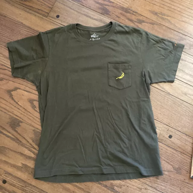 SPRZ NY x UNIQLO Andy Warhol Banana Green M Medium T-shirt Embroidered Pocket
