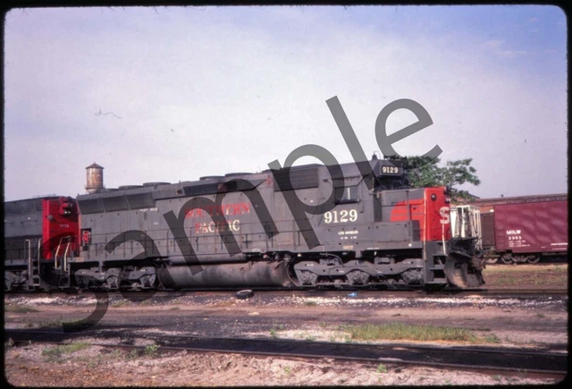 SP 9129 on Jul 1984 at Denison, TX Orginal Kodachrome Slide S15