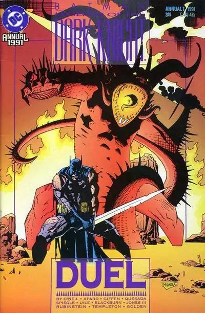 BATMAN LEGENDS OF THE DARK KNIGHT ANNUAL #1 VF, DC Comics 1991 Stock Image