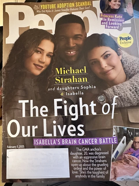 PEOPLE MAGAZINE - February 3, 2025 - Michael Strahanm -Isabella's Brain ...