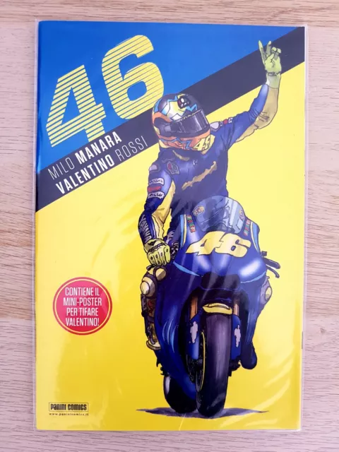 46 Valentino Rossi - Milo Manara - Panini Comics - Completo di Mini-Poster