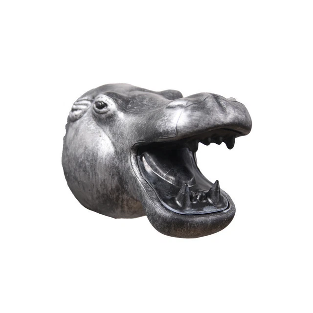 Beer bottle opener tiger hippo beast head shape magnetic refrigerator stickers