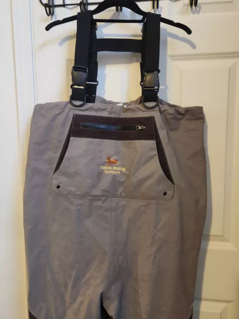 Caddis Wading Systems Fly Fishing Waders Size M Brown