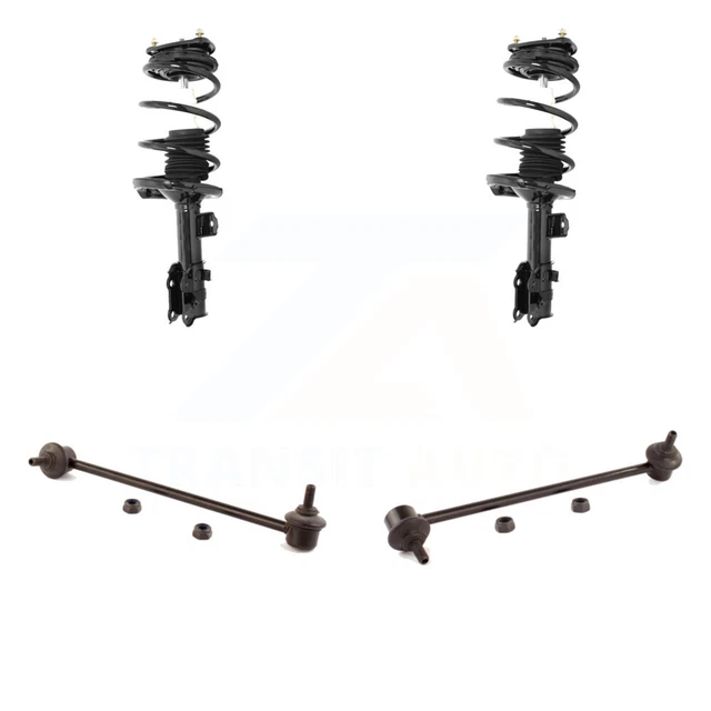 FRONT COMPLETE SHOCK Assembly And TQ Link Kit For Hyundai Accent Kia