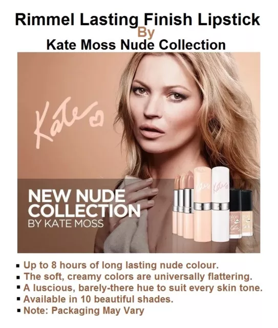 Rimmel Lasting Finish Lipstick by Kate Moss Nude Collection,