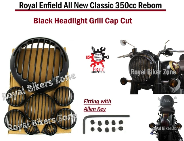 royal enfield headlight cover