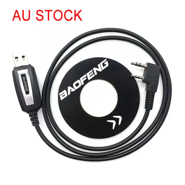 USB Programming Cable + CD for Baofeng UV-5R BF-888S Radio Universal For K-PIN