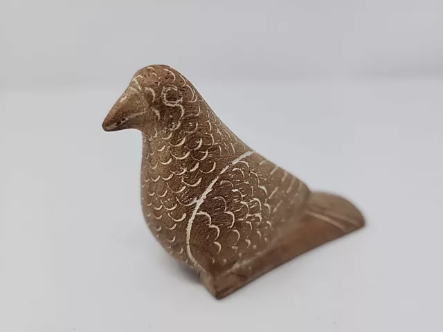 Wood Carving Quail BIRD Beautifully Made