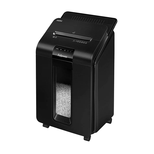Fellowes AutoMax Micro-Cut 100M Commercial Office Auto Feed 2-in-Paper Shredde