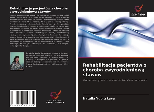NATALIA YUBITSKAYA | Rehabilitacja pacjentów z chorob¿ zwyrodnieniow