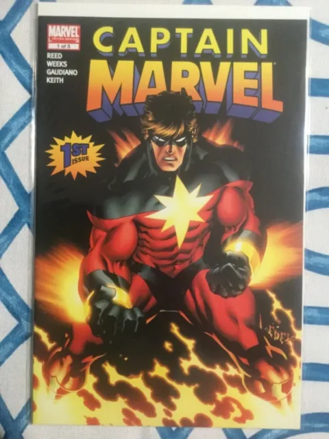 Captain Marvel #1,2,3,4,5  limited series  2008  complete  NM cond. ***LOOK***