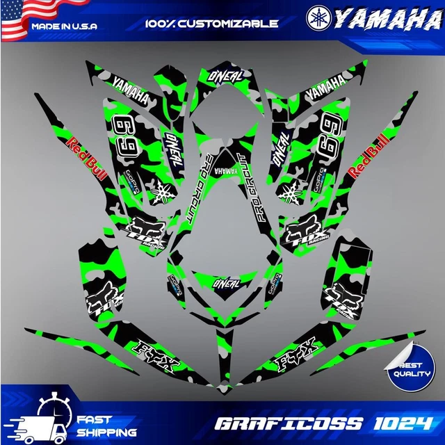 Kit graphisme Yamaha Raptor 700 700R 2013 2014 2017 à 2024