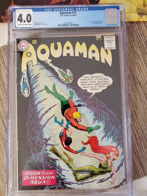 Aquaman #11, First Mera, CGC 4.0