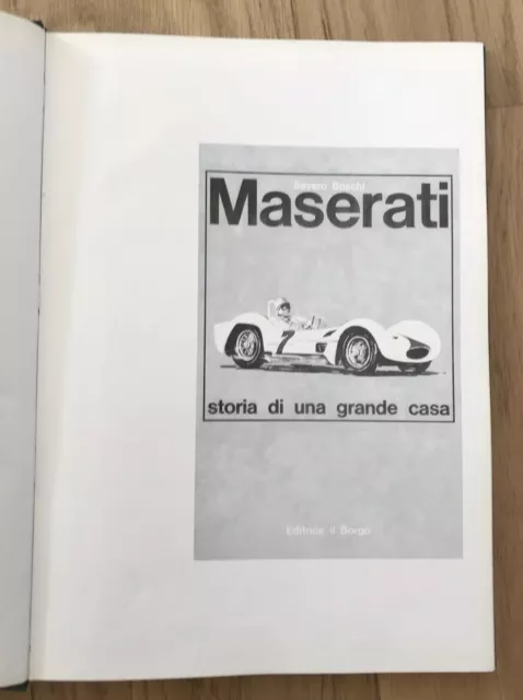 Livre Auto De Severo Boschi : Maserati - Storia Di Una Grande Casa @ Rare Book 3