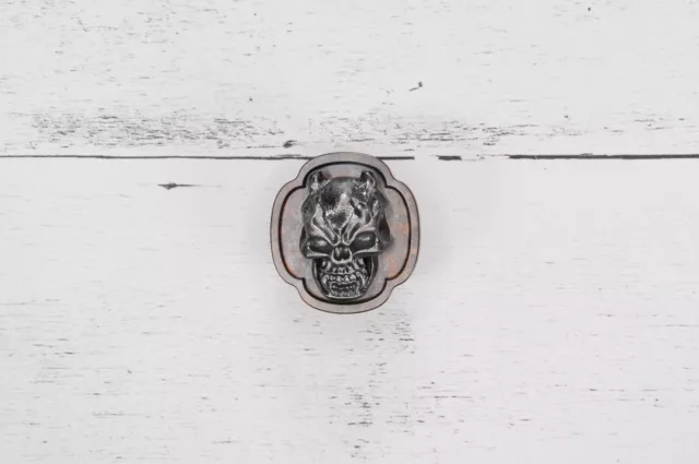 Steel Flame X Nifty Crew X BRNLY Coin – Skull