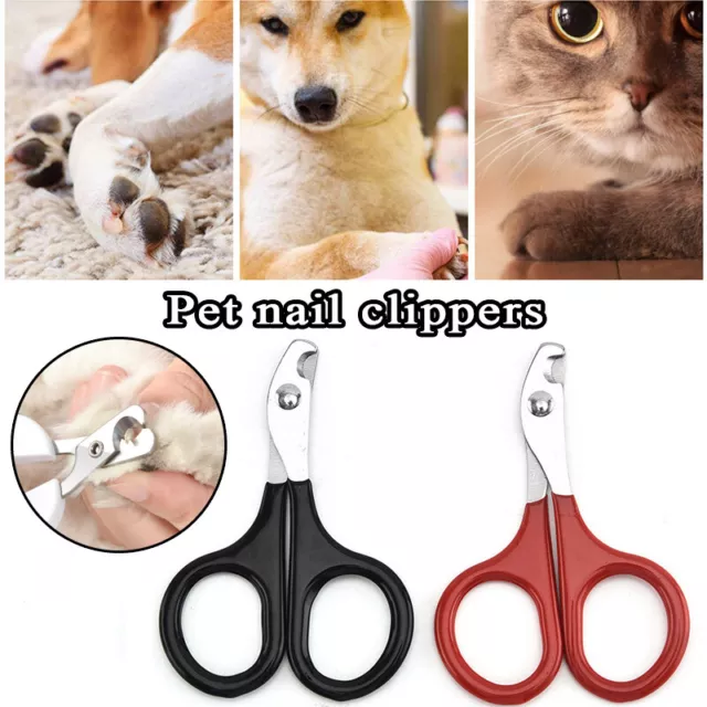 Small Pet Dog Nail Clippers Cat Rabbit Bird Guinea Pig Easy Use Claw Trimmers