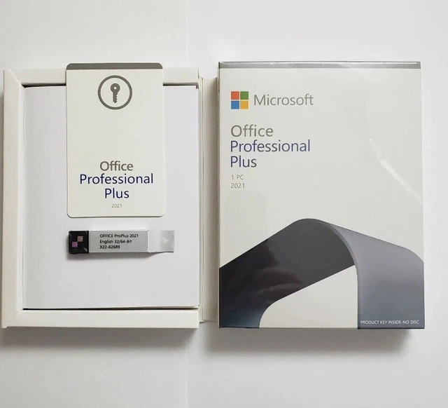 MICROSOFT OFFICE 2021 Pro Professional Plus USB Flash Package ...