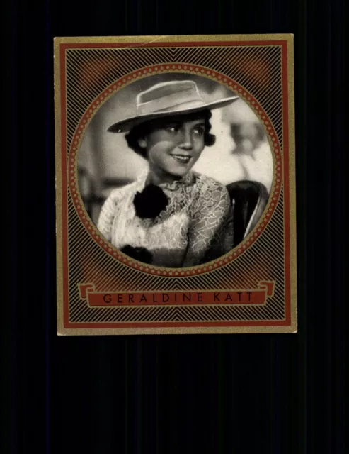 Geraldine Katt Bunte Filmbilder Greiling Zigarettenbild Bild Nr. 383