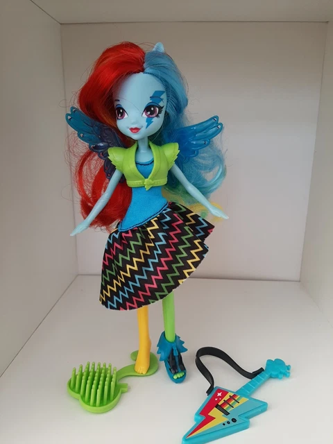 My Little Pony Equestria Girls Rainbow Dash Brushable Doll Hasbro!