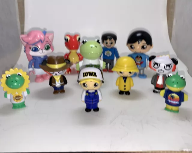 RYANS WORLD TOY Figures Lot Of 11 Ryan’s Toy Characters World Tour