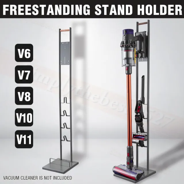 Freestanding Vacuum Stand Rack Cleaner Wire Organiser for Dyson V6 V7 V8 V10 V11