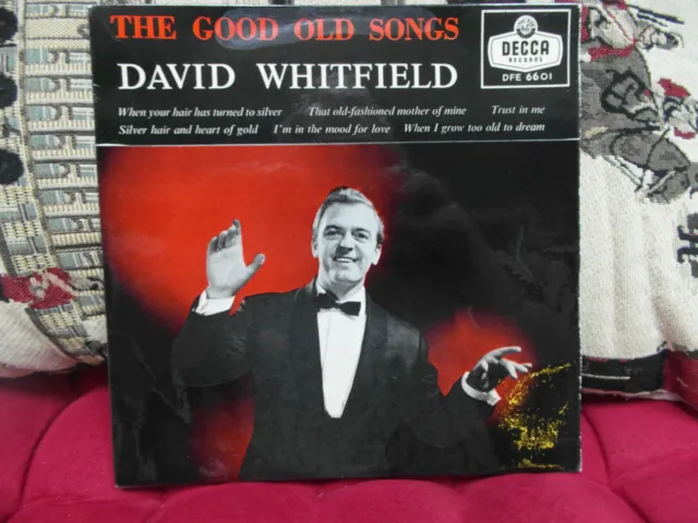David Whitfield's Superb EP release " The Good Old Songs " on the Decca Label