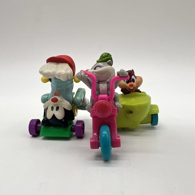 McDonald's Happy Meal Toy Vintage 1993 Animaniacs Toys Lot of 2 Slappy & Yakko
