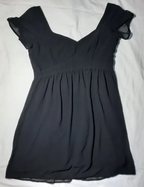 Hollister Size Medium Black Fit And Flare Dress
