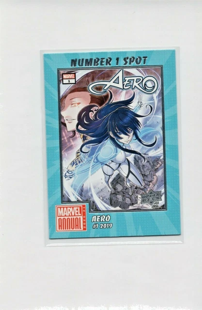 2020-21 Mint Upper Deck Marvel Annual AERO Number One Spot N1S-3  #1 Card