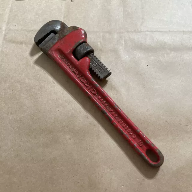 Ridgid 10" Pipe Wrench Heavy Duty Made in USA