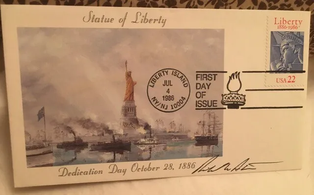 Statue of Liberty Centennial  7/4/1986 1st day of issue Commemorative envelope