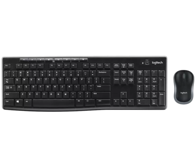 Logitech Wireless Combo MK270 Teclado + Ratón Español Usado (en castellano Ñ).