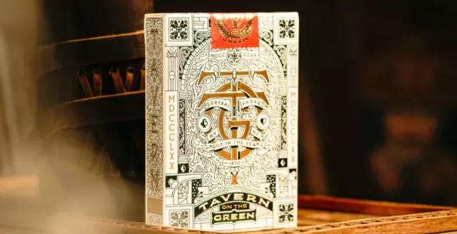 Tavern on the Green Ivory Edition Playing Cards by theory11 - Brand New Sealed